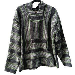 Baja Joe Original Mexican Baja Hoodie  Unisex Size L